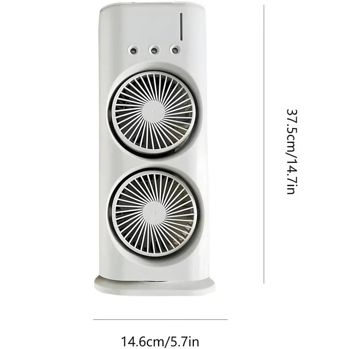CoolBreeze Pro Portable Double Fan Air Cooler