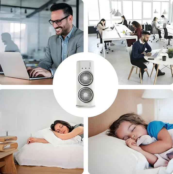 CoolBreeze Pro Portable Double Fan Air Cooler