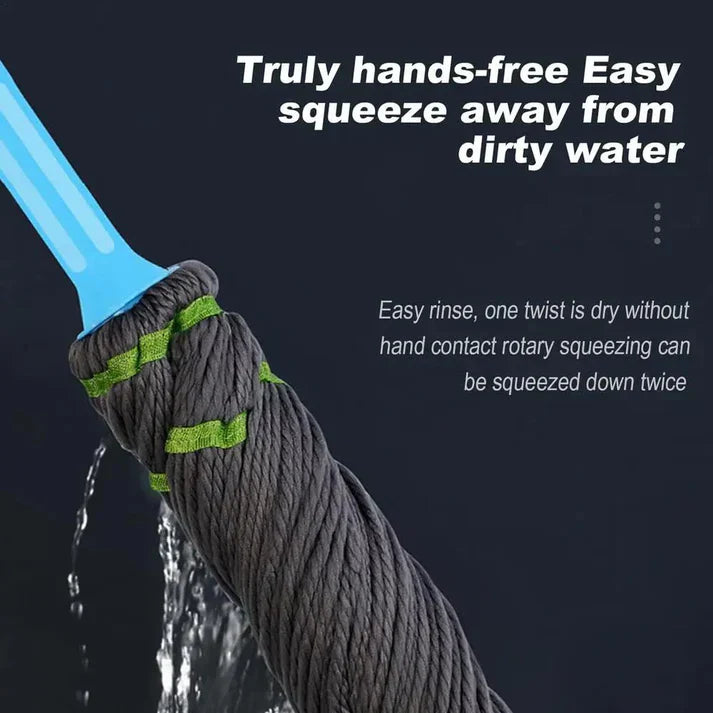 CleanMate Microfibre Twist Mop